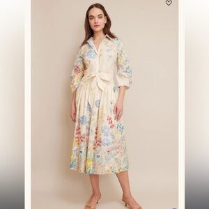 Cara Cara Raya Dress Egret Phoenicia Fields